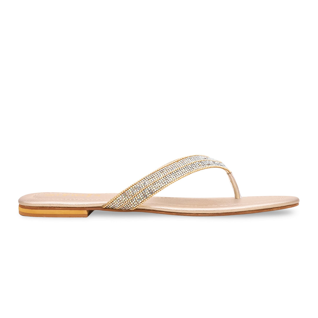 Golden Fancy Chappal FN0699