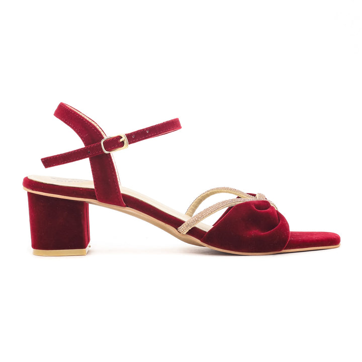 Maroon Fancy Sandal FN5328