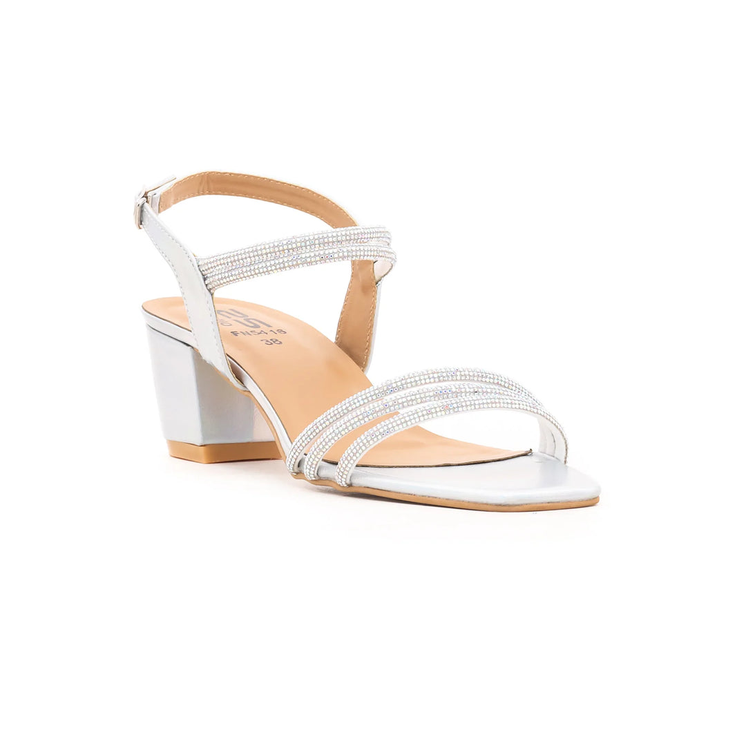 Silver Fancy Sandal FN5416