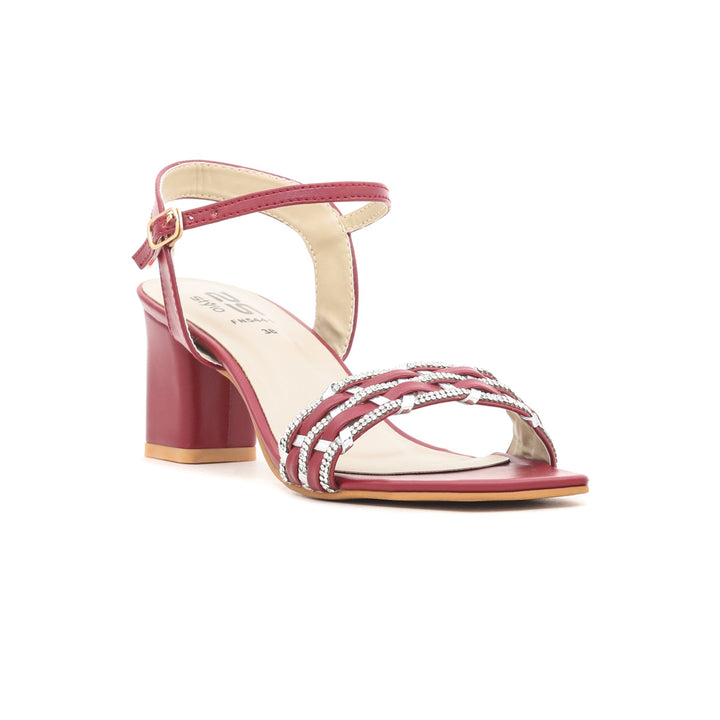 Maroon Fancy Sandal FN5441