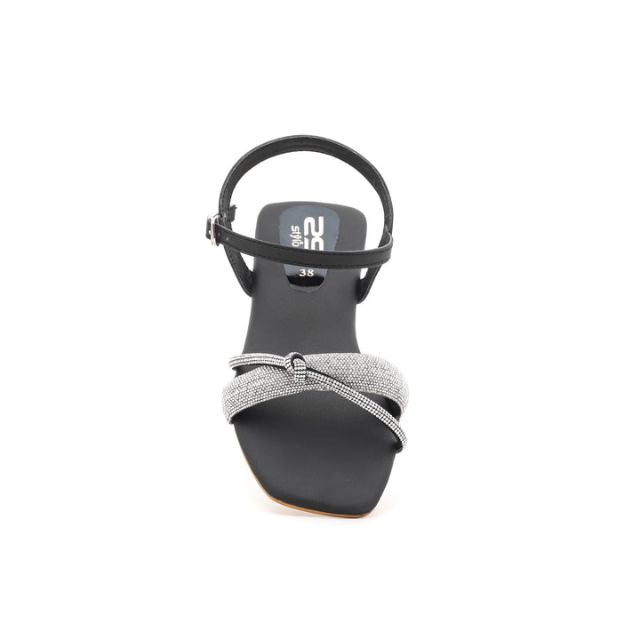 Black Fancy Sandal FN5455