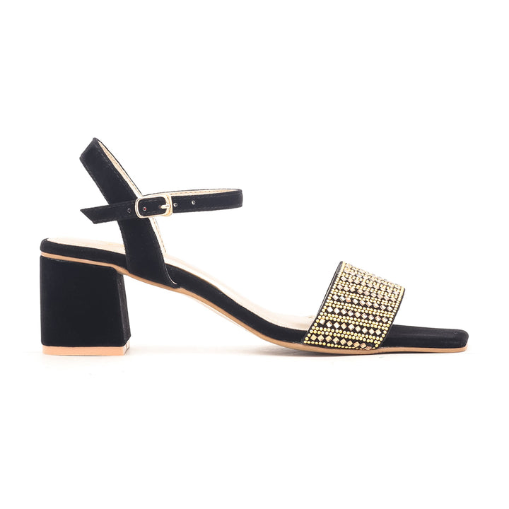 Black Fancy Sandals FN5459