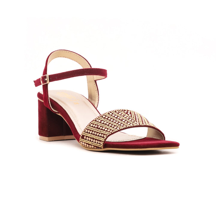 Maroon Fancy Sandal FN5459