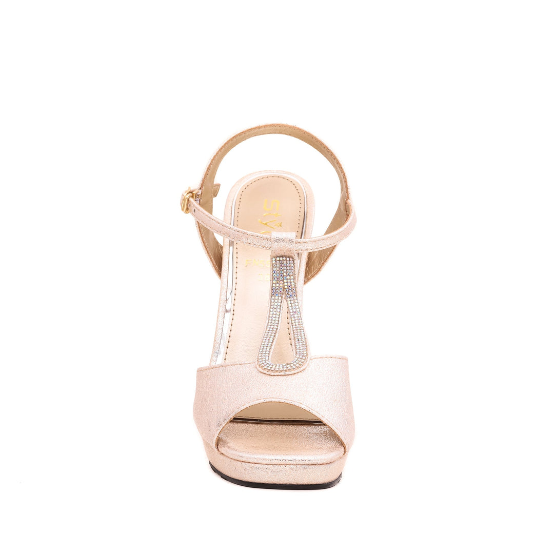 Golden Fancy Bridal Sandal FN5543