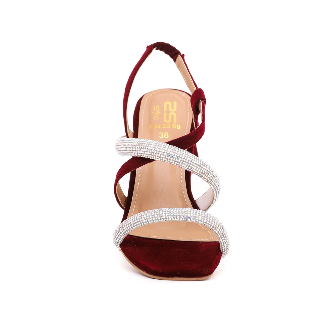 Maroon Fancy Sandal FN5569