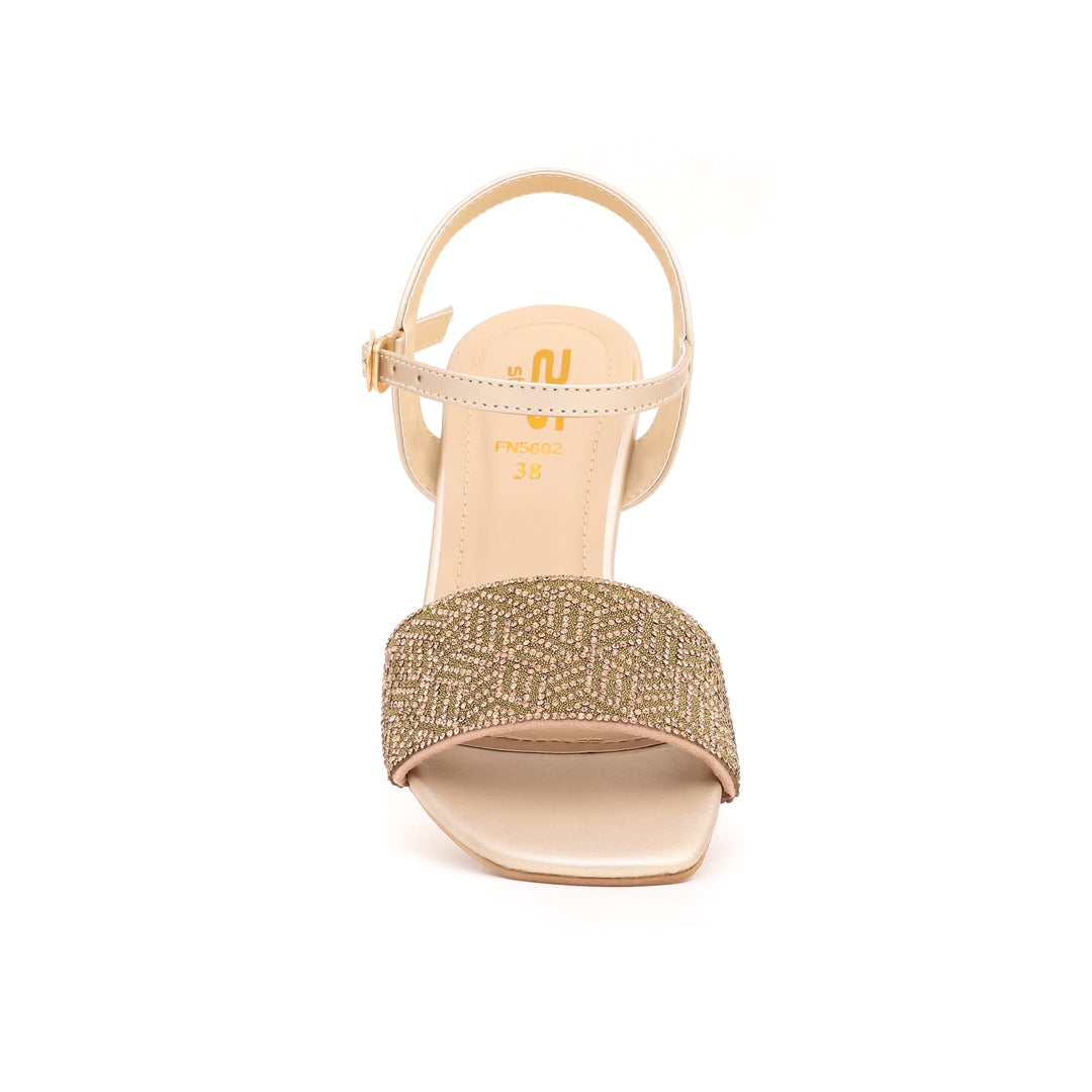 Golden Fancy Sandal FN5602