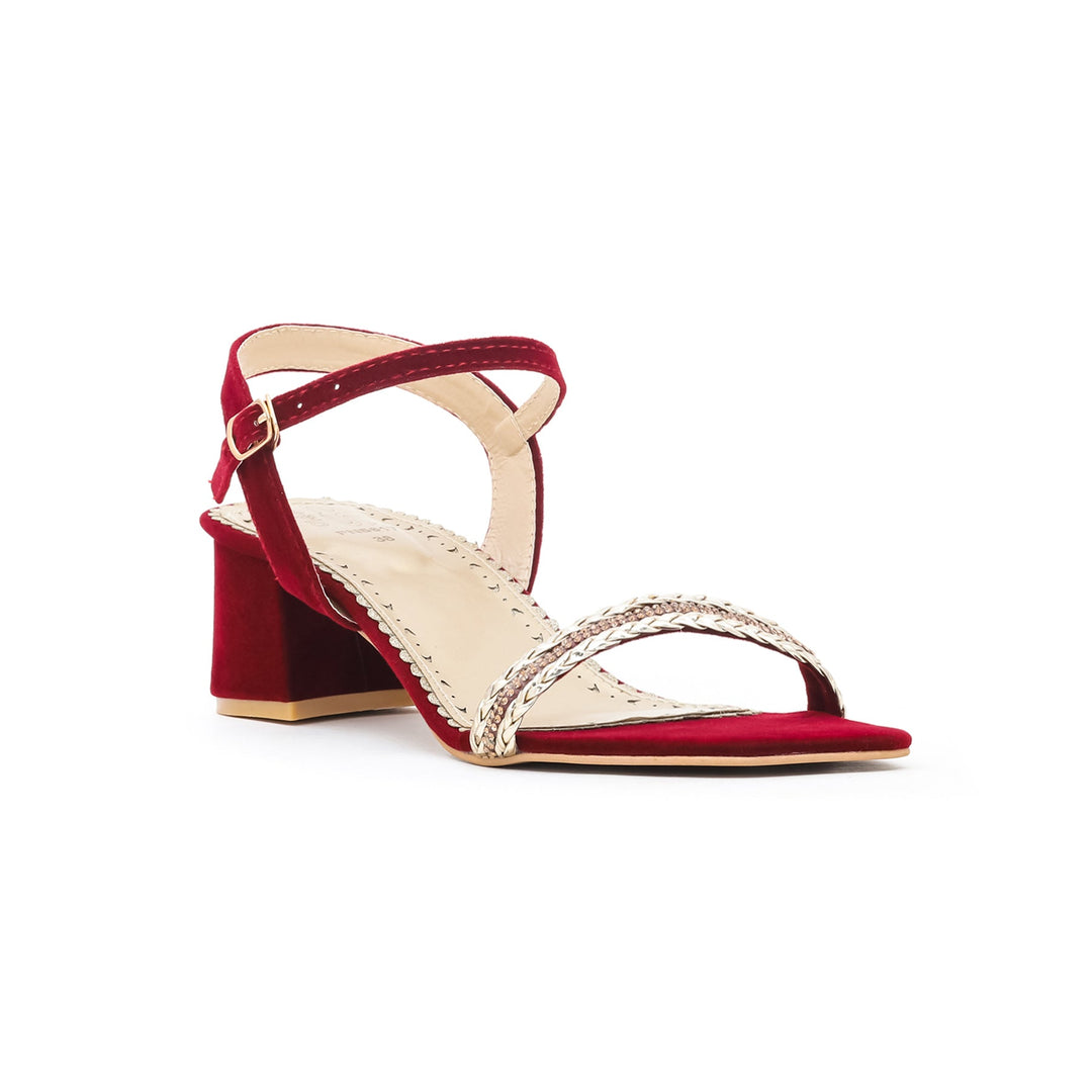 Maroon Fancy Sandal FN5617