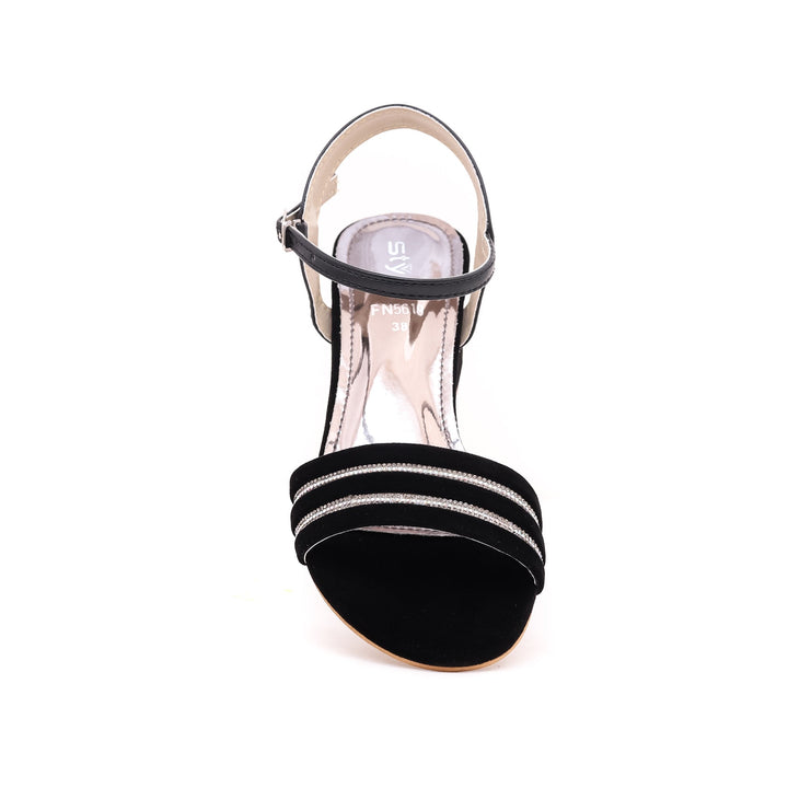 Black Fancy Sandal FN5619