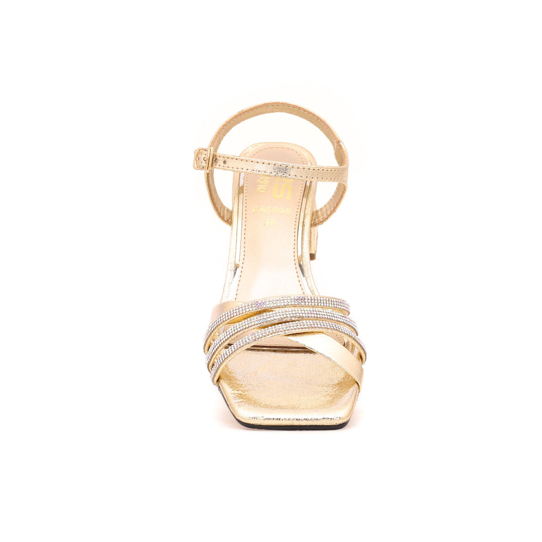 Golden Fancy Sandal FN5698