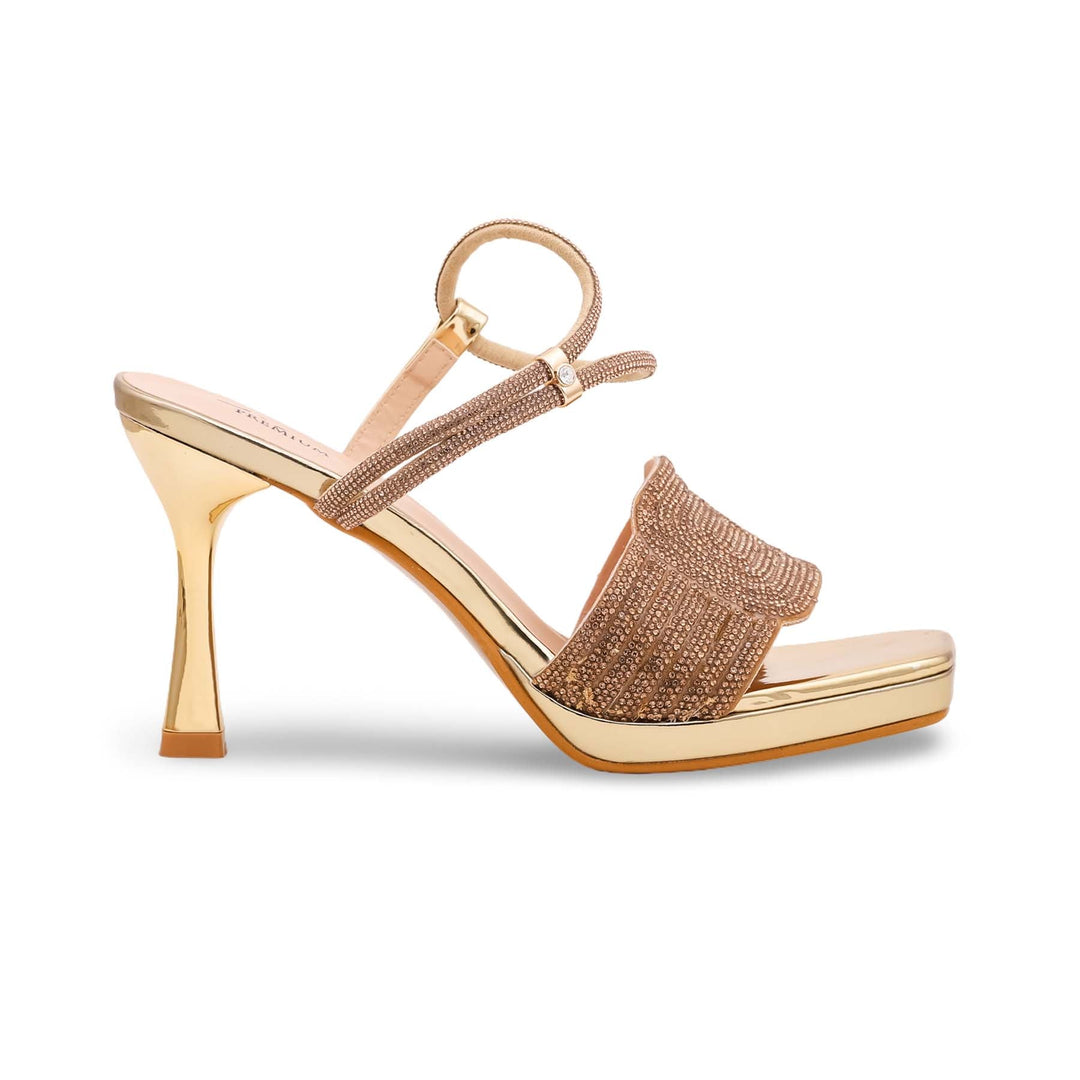 Golden Fancy Bridal Sandal FN5715