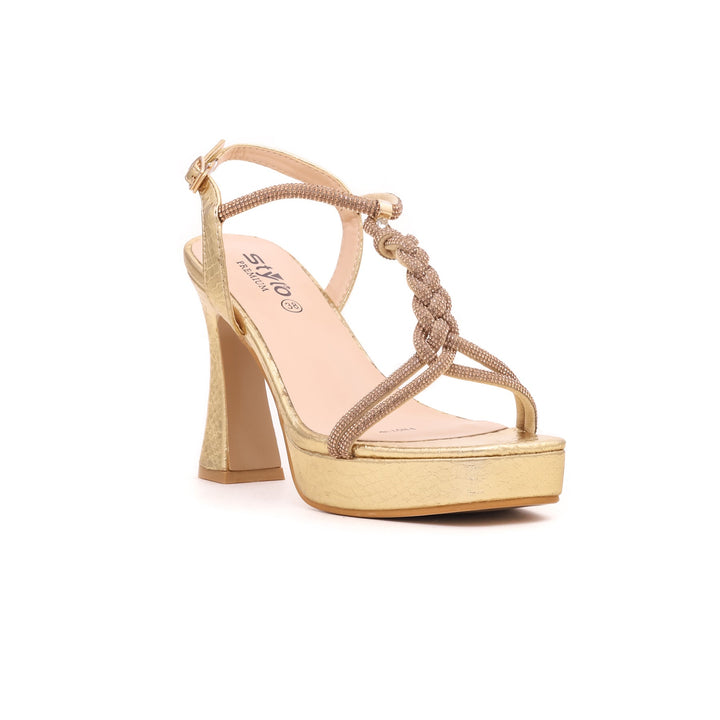 Golden Fancy Bridal Sandal FN5716