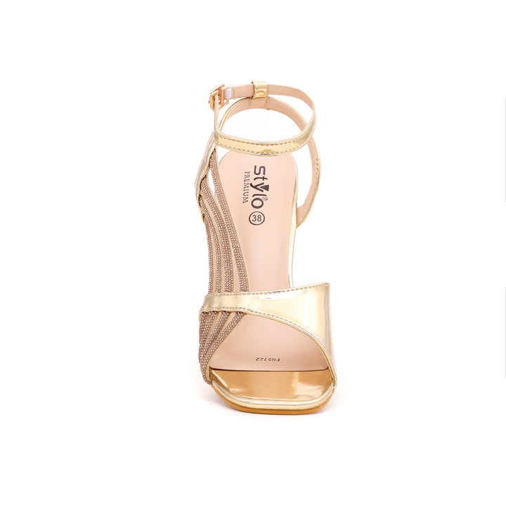 Golden Fancy Bridal Sandal FN5722