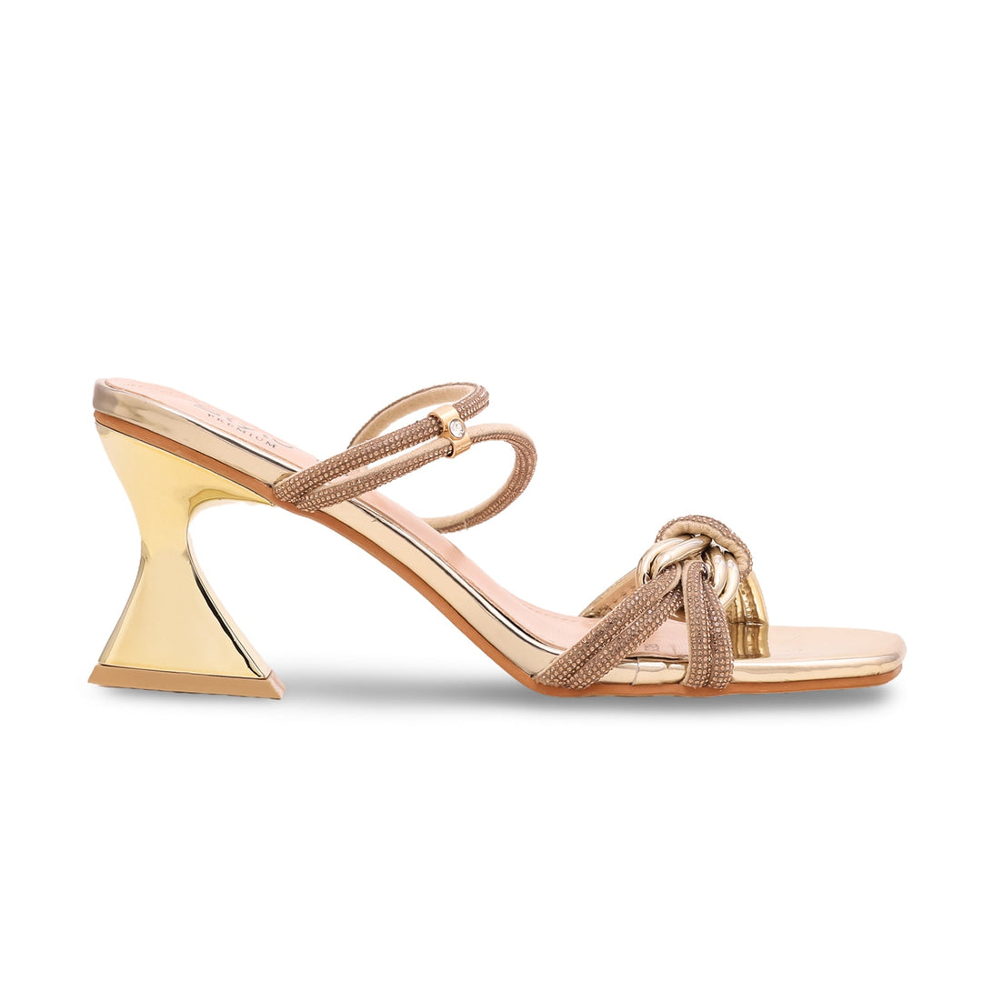 Golden Fancy Bridal Sandal FN5725