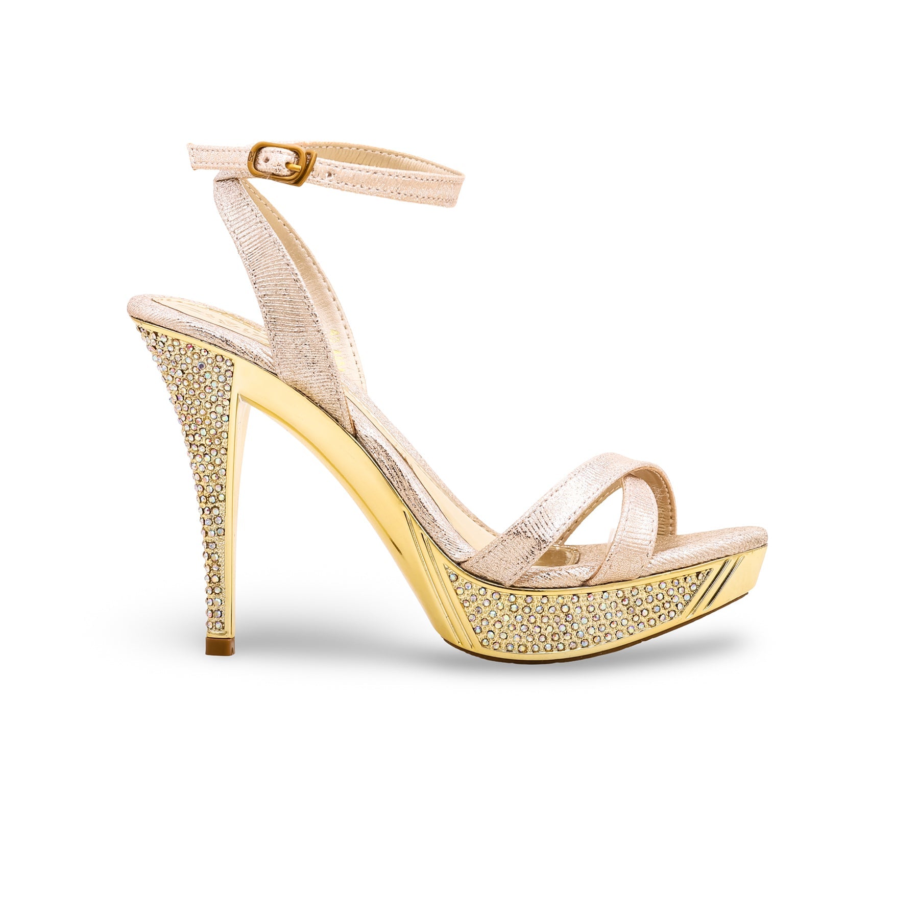 Golden Fancy Bridal Sandal FN5749
