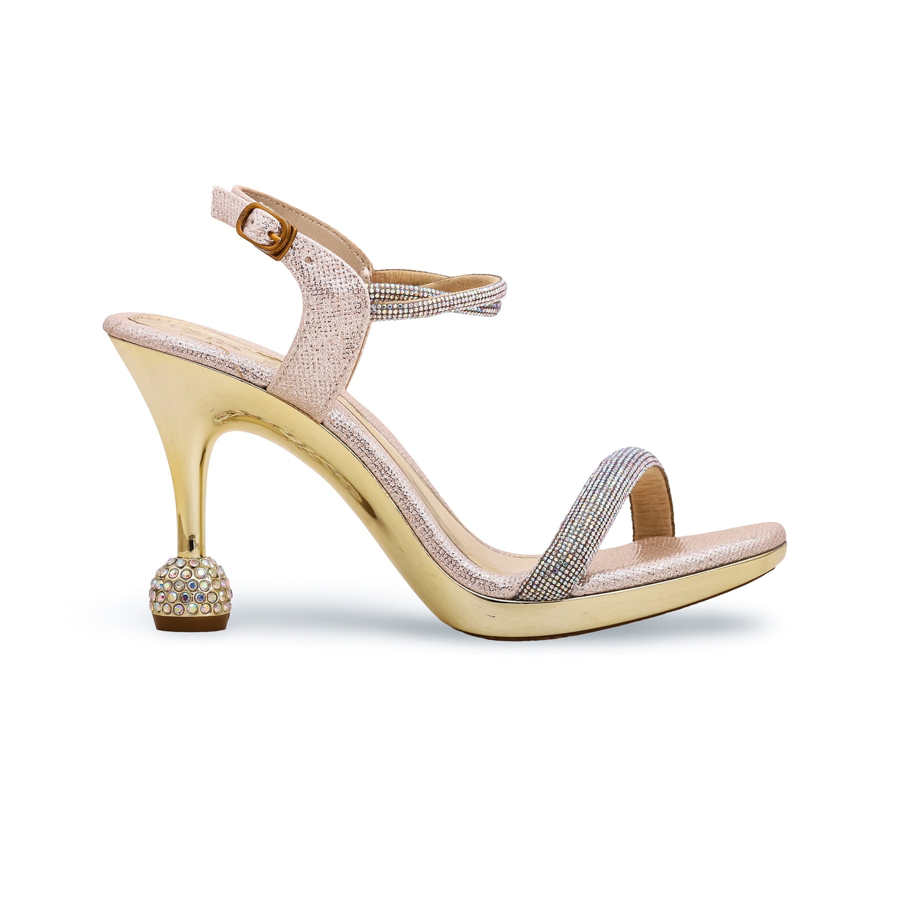 Golden Fancy Bridal Sandal FN5751