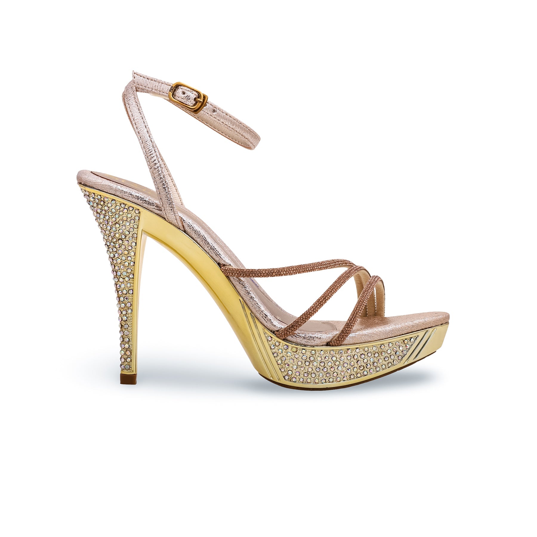 Golden Fancy Bridal Sandal FN5778