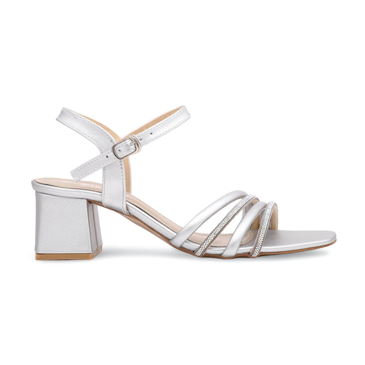 Silver Fancy Sandal FN5791