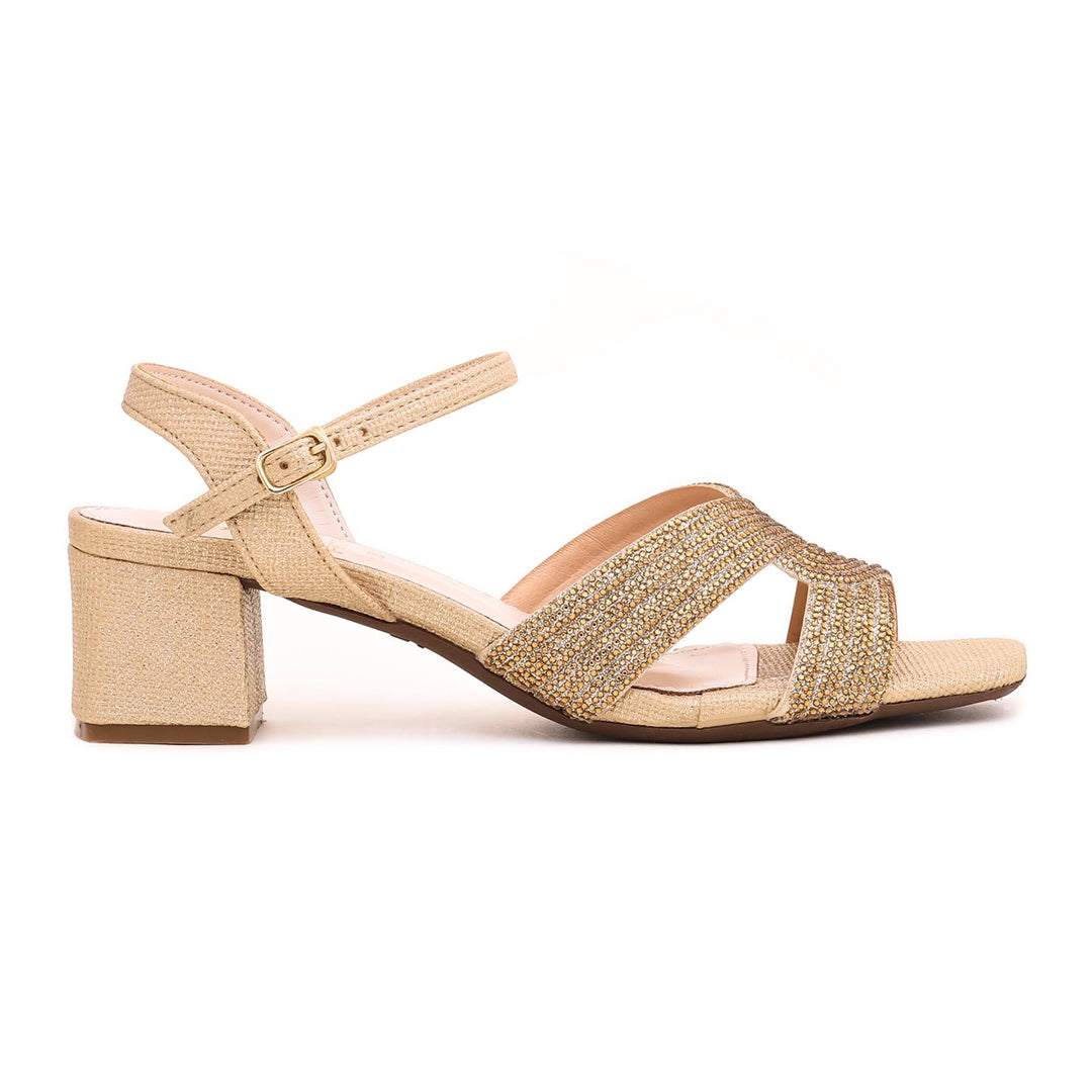 Golden Fancy Sandal FN5794