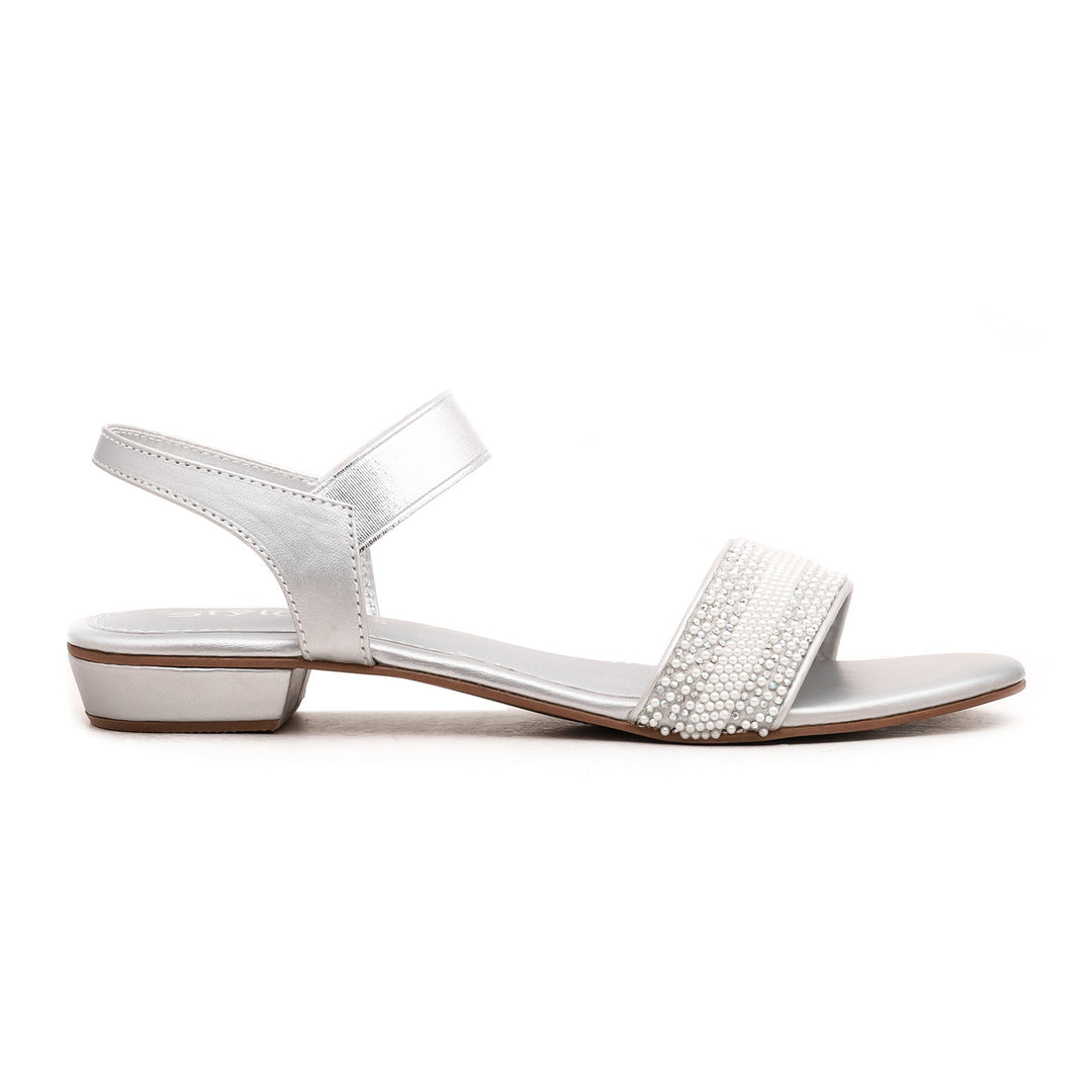 Silver Fancy Sandal FN5795