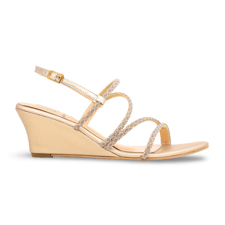 Golden Fancy Sandal FN5802