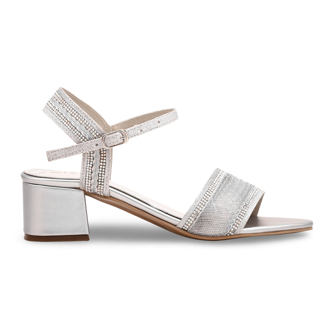 Silver Fancy Sandal FN5830