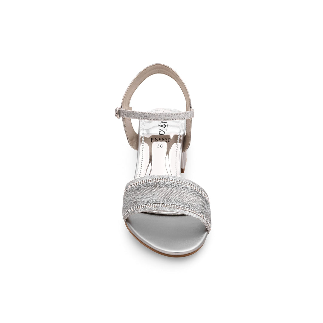 Silver Fancy Sandal FN5830