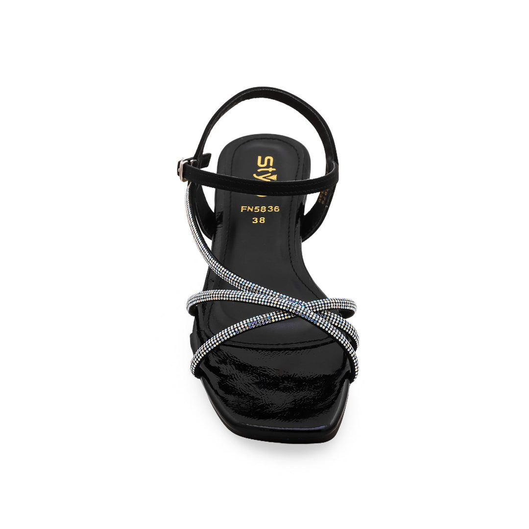 Black Fancy Sandal FN5836