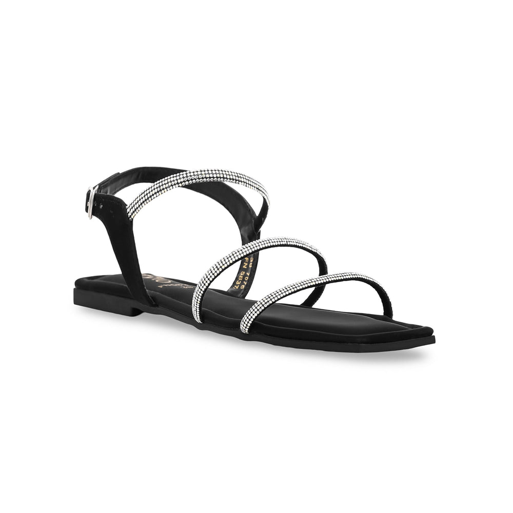 Black Fancy Sandal FN5837