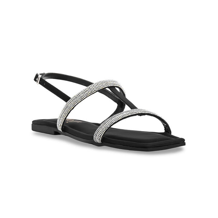 Black Fancy Sandal FN5838