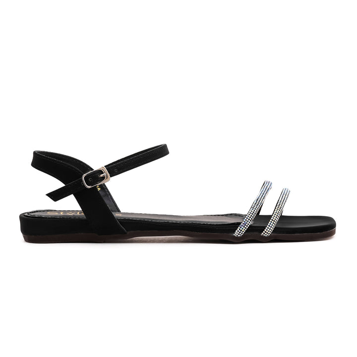 Black Fancy Sandal FN5839