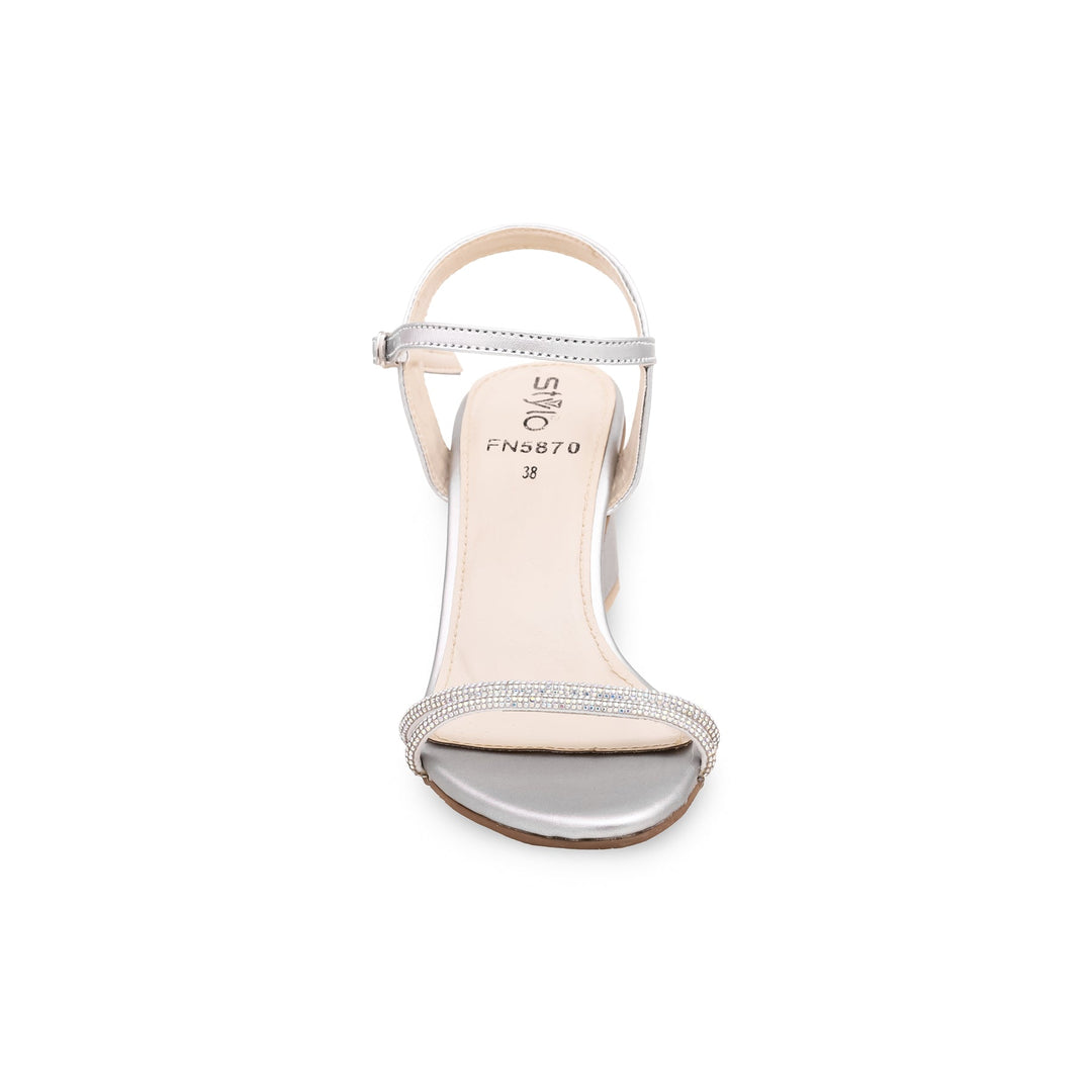 Silver Fancy Sandal FN5870