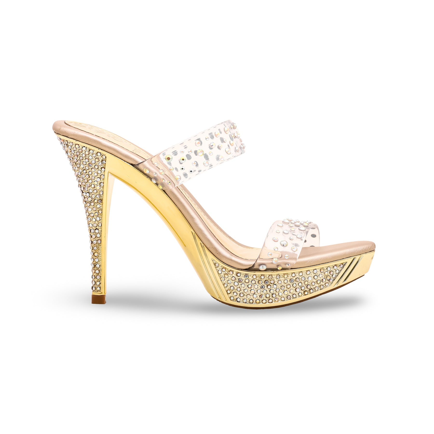 Golden Fancy Bridal Sandal FN7664