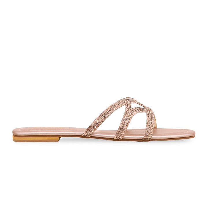 Peach Fancy Chappal FN7696