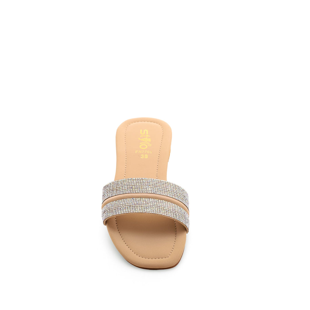 Golden Fancy Chappal FN7701