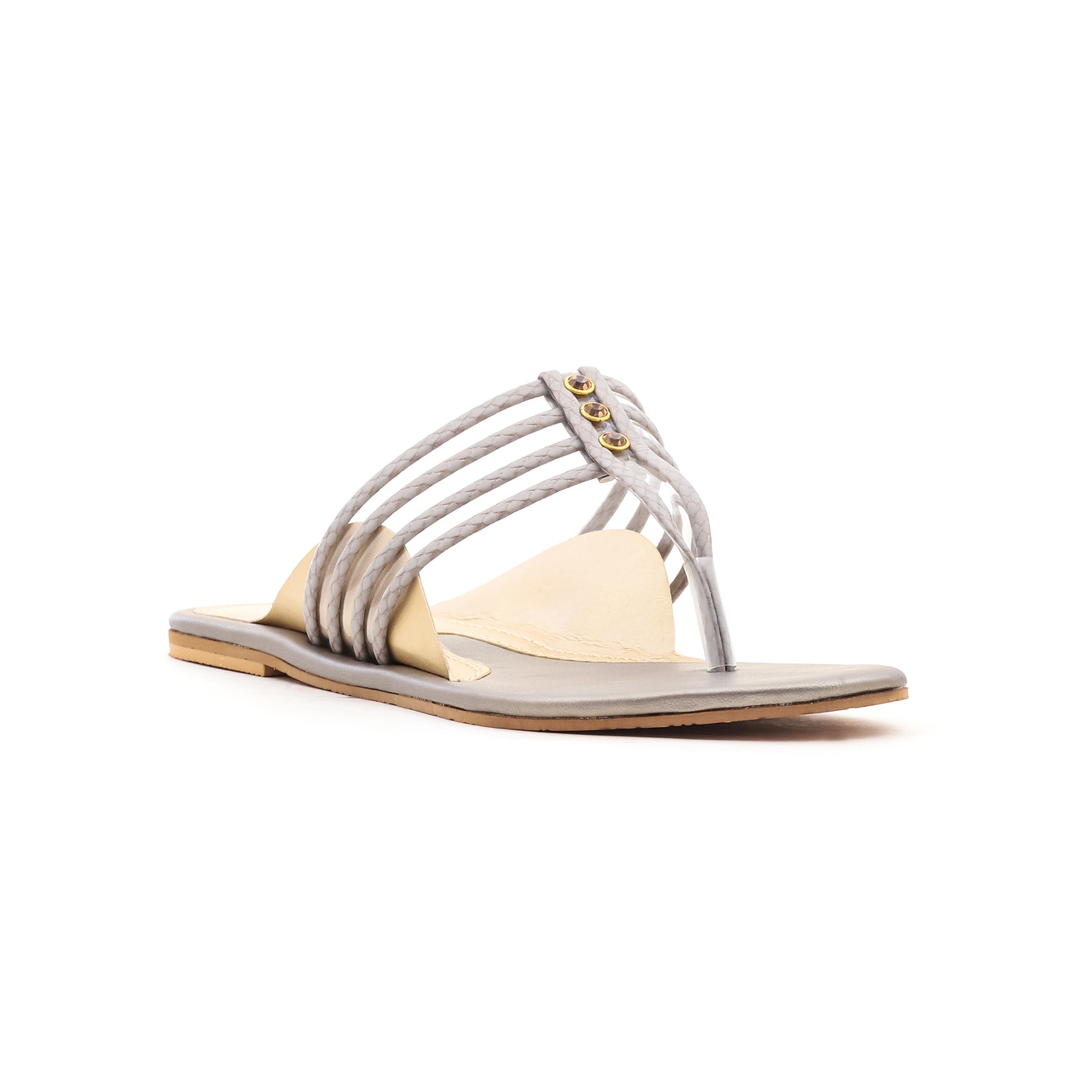 Grey Formal Chappal FR0436