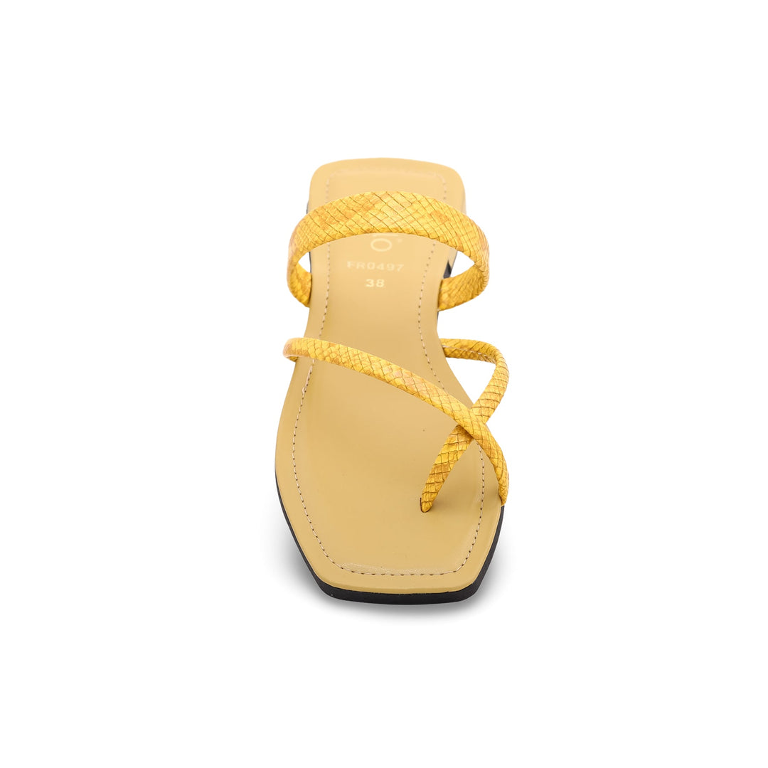 Yellow Formal Chappal FR0497