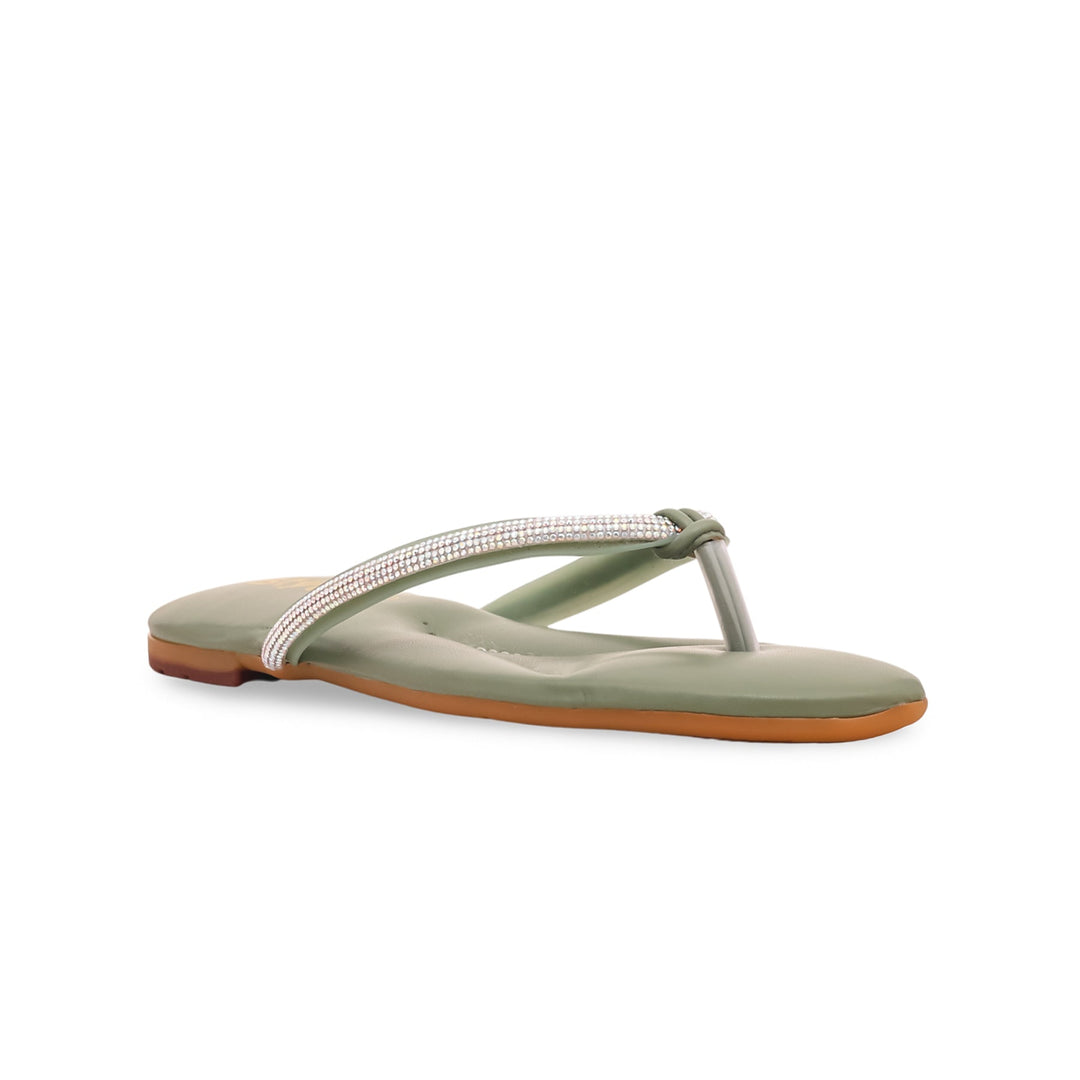 Olive Formal Chappals FR0519