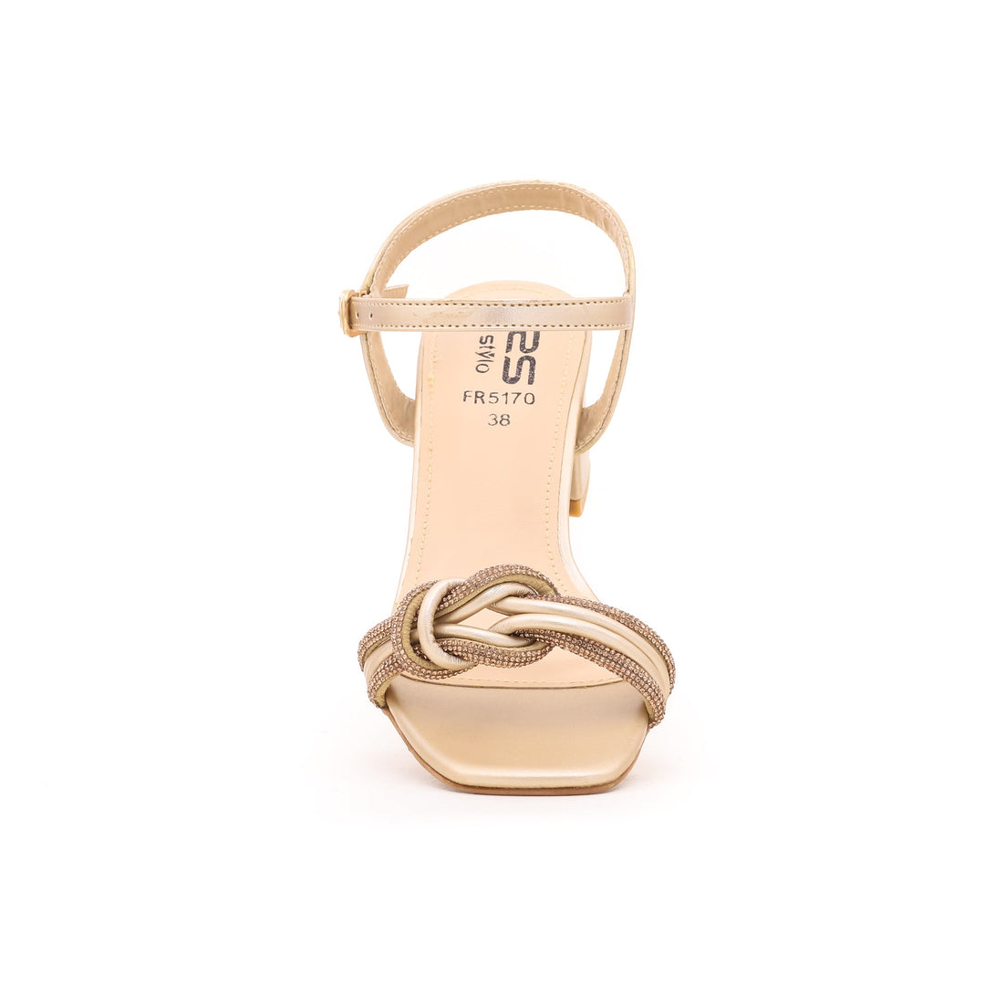 Golden Formal Sandal FR5170