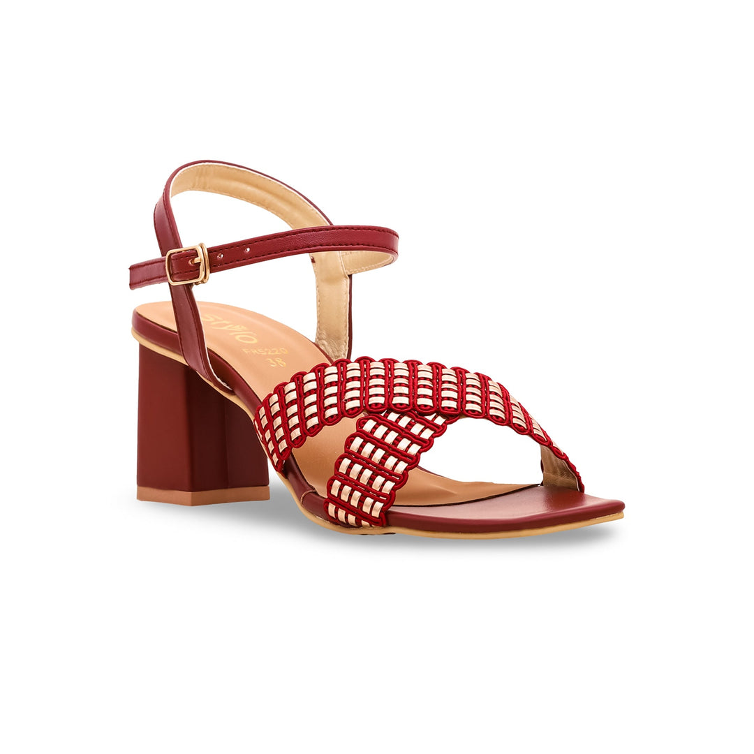 Maroon Formal Sandal FR5220