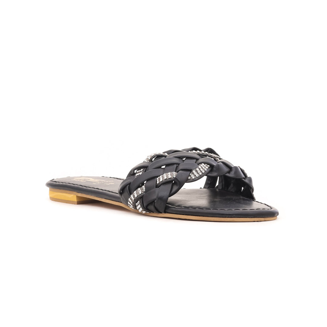 Black Formal Slipper FR7937