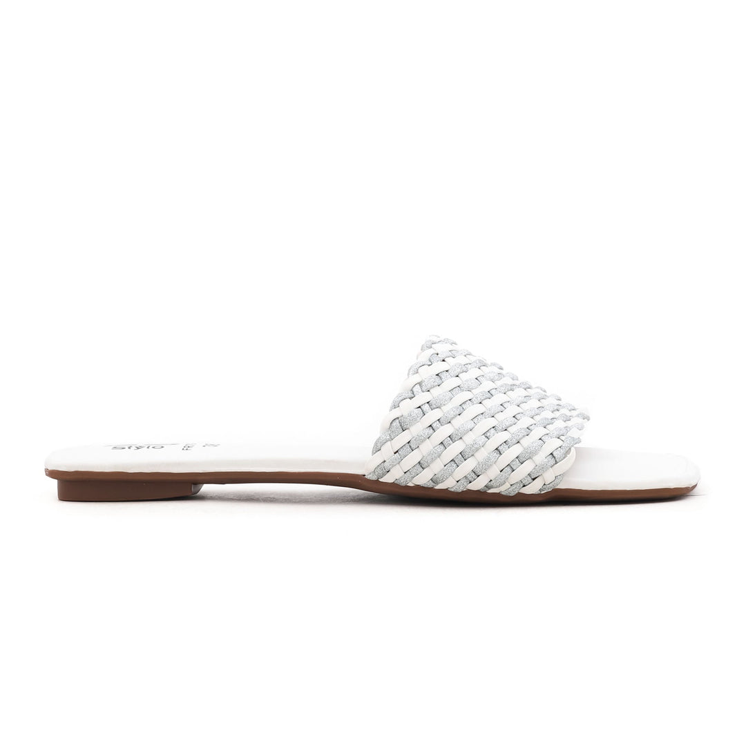 White Formal Slipper FR7940