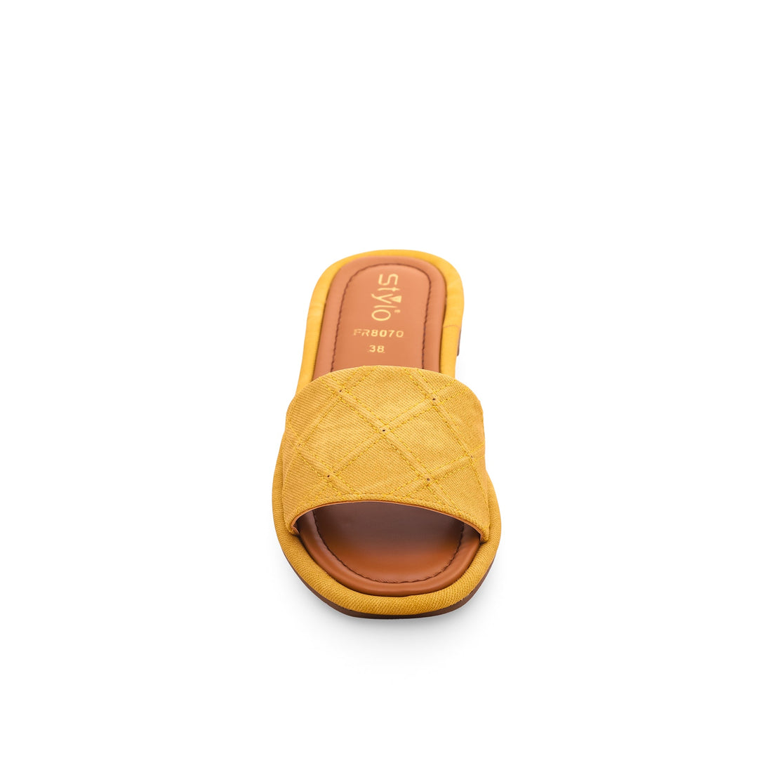 Yellow Formal Slippers FR8070