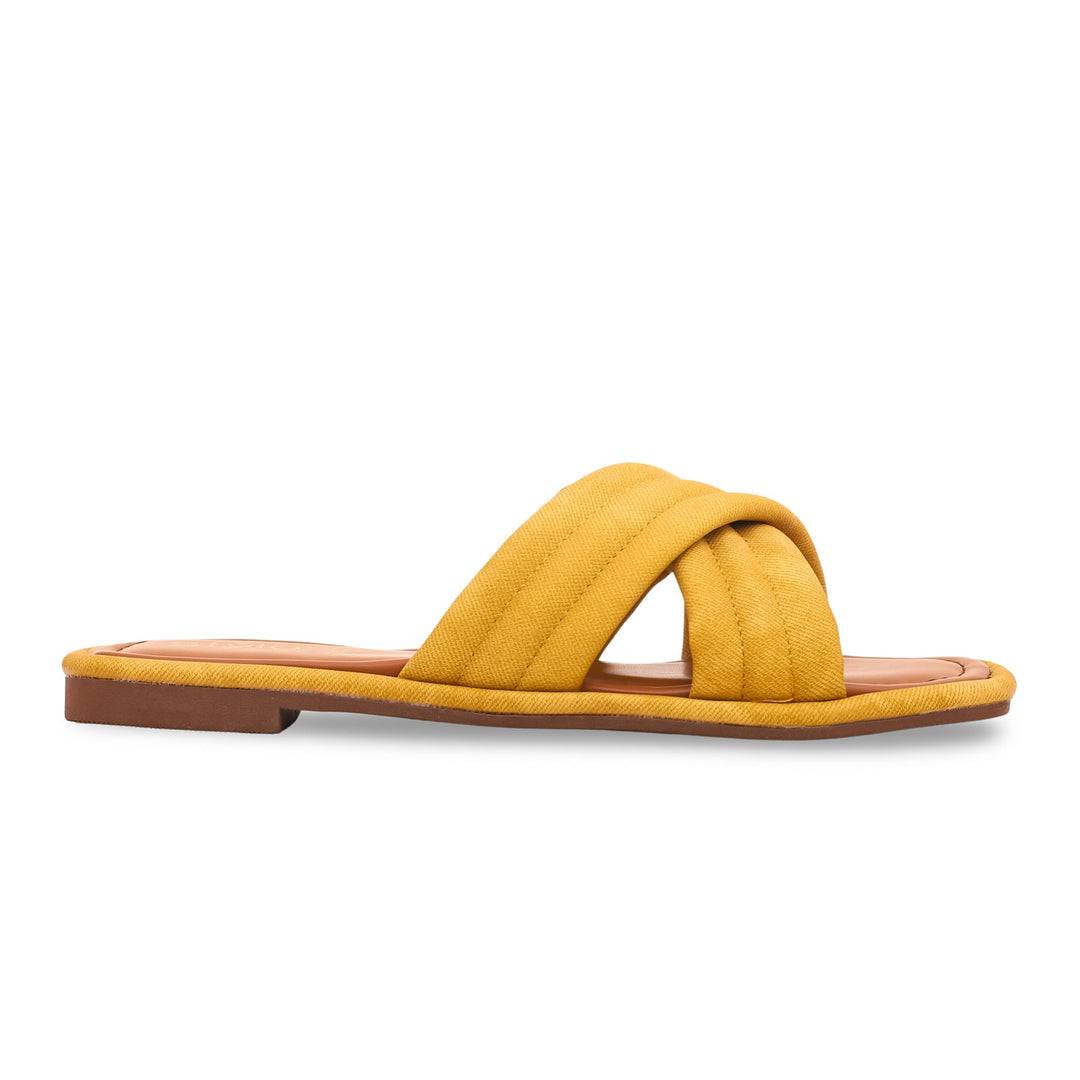 Yellow Formal Slippers FR8071