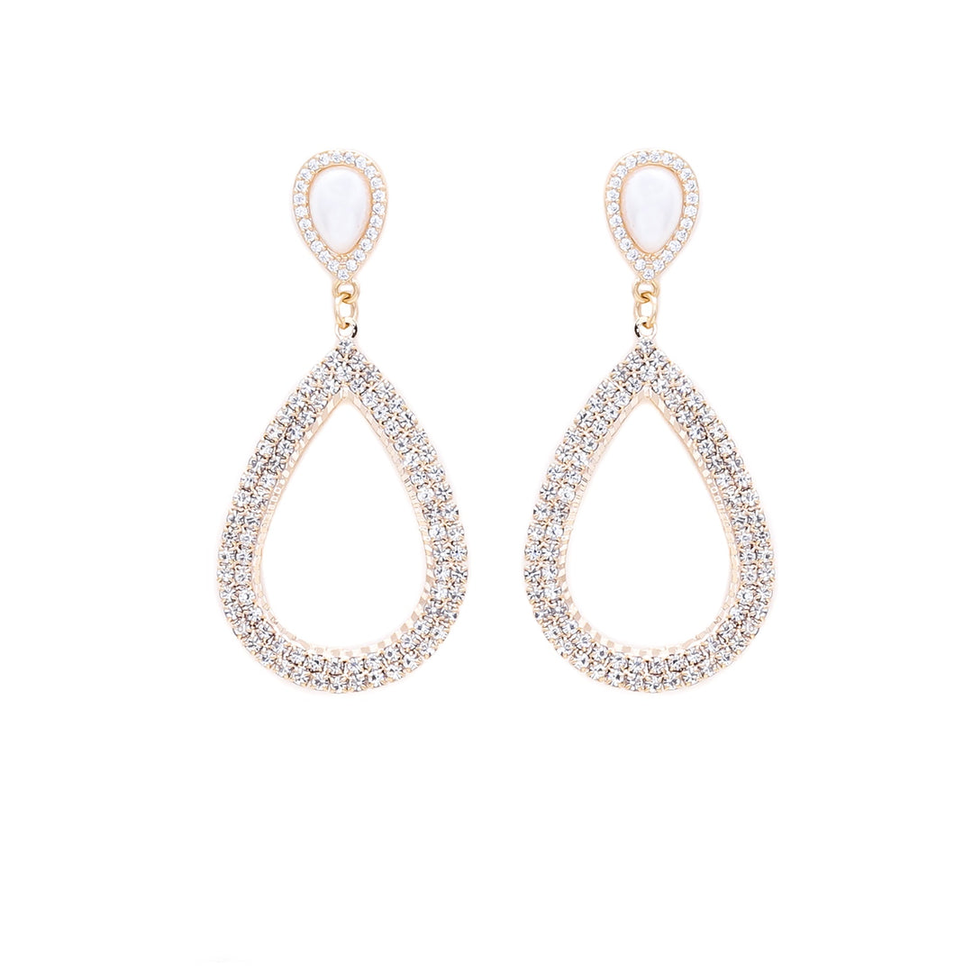 Golden Color Earrings J0487715.