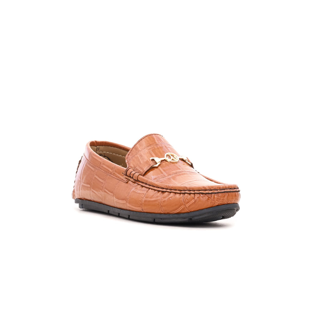 Boys Mustard Formal Moccasin KD0336