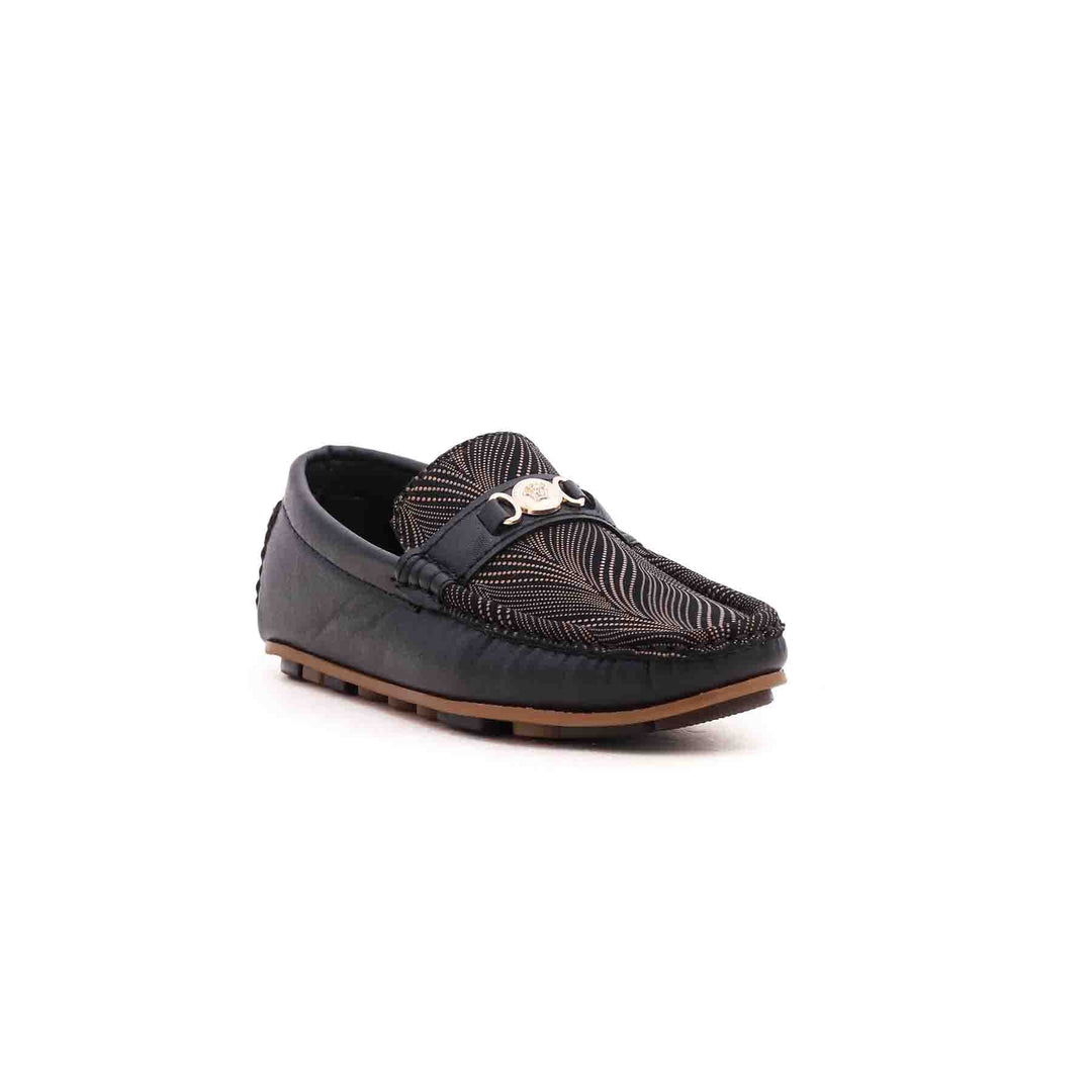 Boys Brown Formal Moccasin KD0370