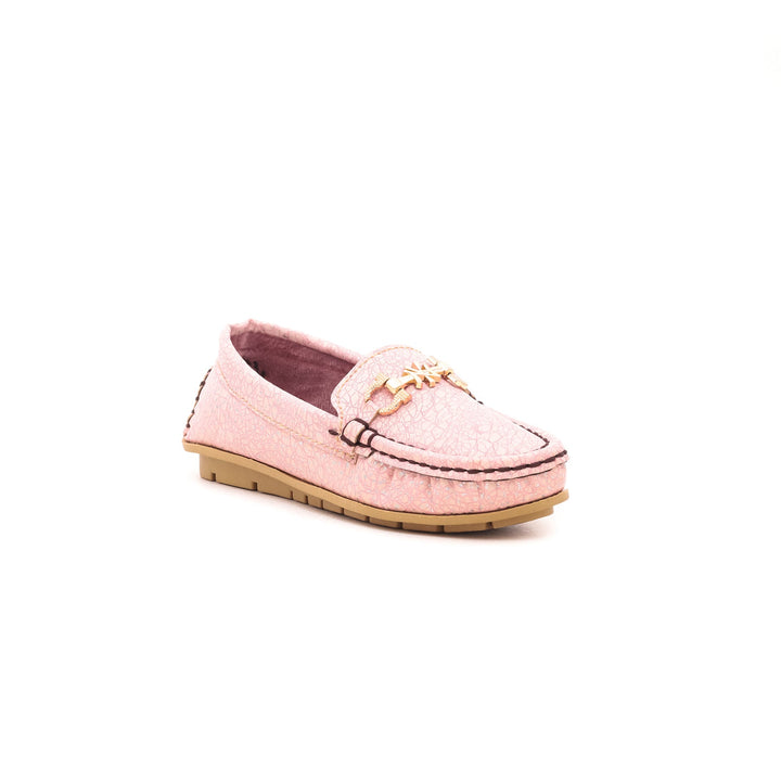 Girls Pink Formal Moccasins KD0391