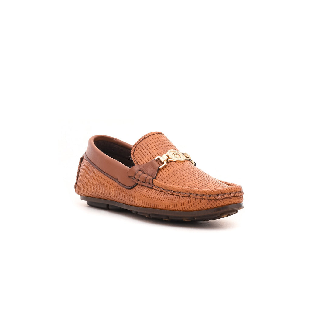 Boys Mustard Formal Moccasins KD0404