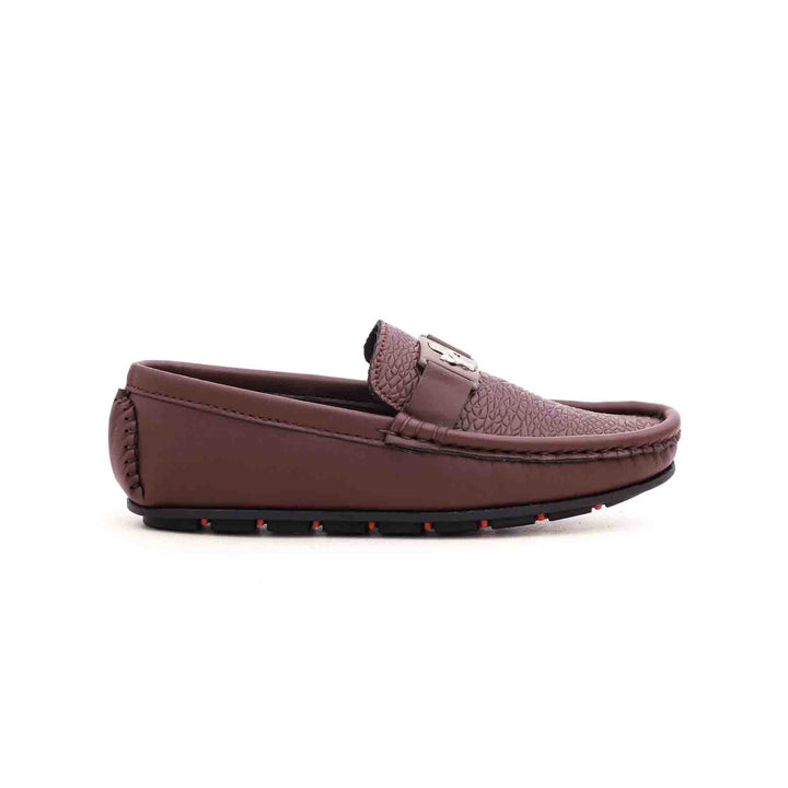 Boys Coffee Formal Moccasin KD0415