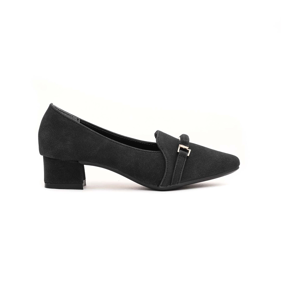 Girls Black Formal Pumps KD0535